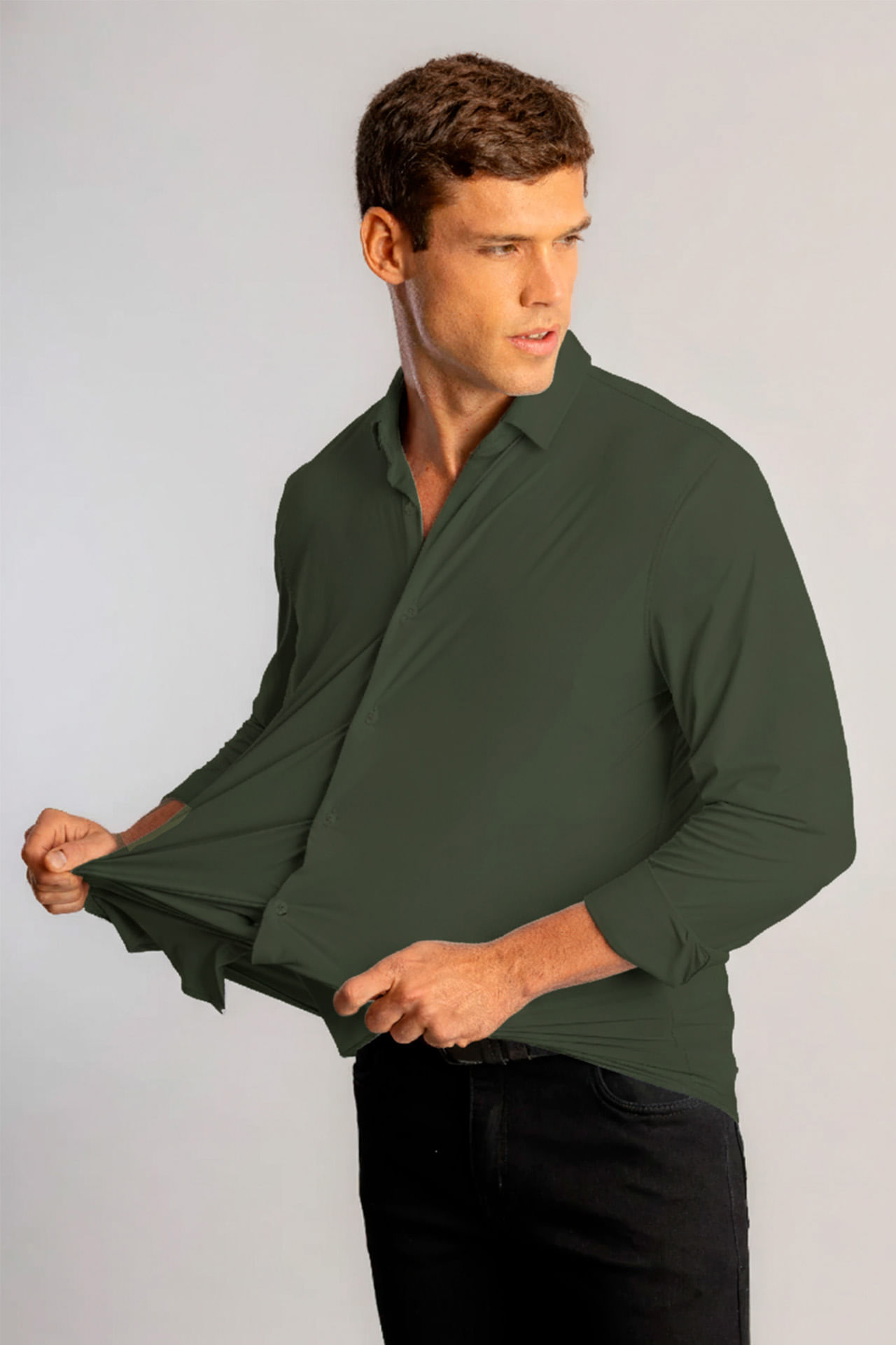 Camisa Tech Power Premium New S26 - Verde Escuro